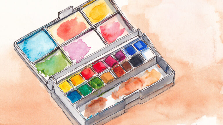 My Watercolor palette
