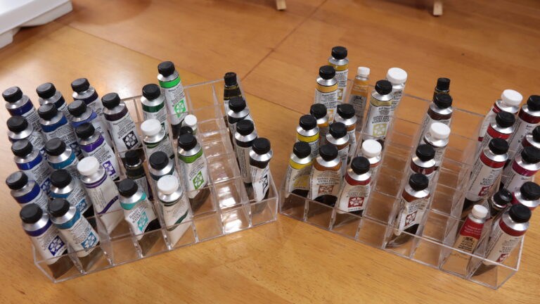 store watercolor paint tubes