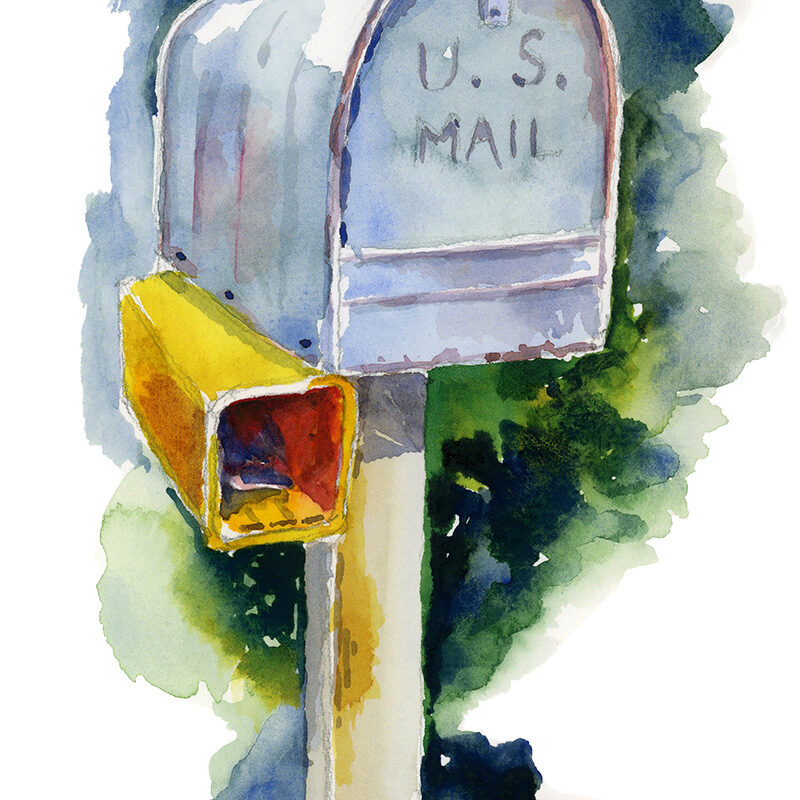 Mailbox in the Fall
