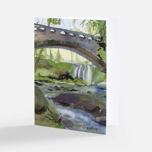 Whatcom Falls Bridge - Small Blank Notecards - Set of 5