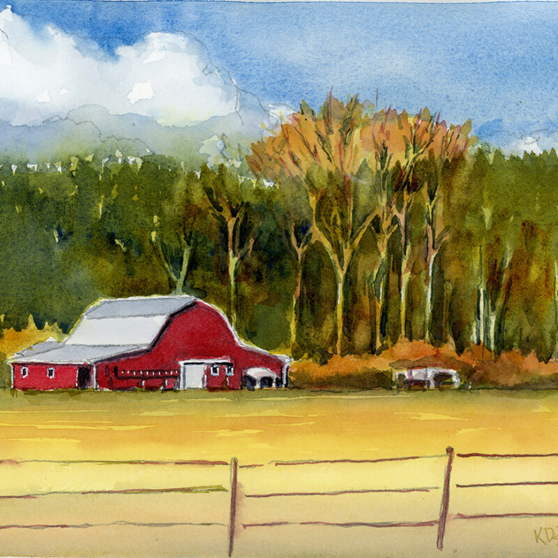 Skagit Red Barn