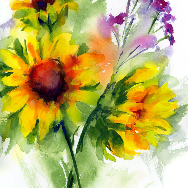 Sunflower Still Life